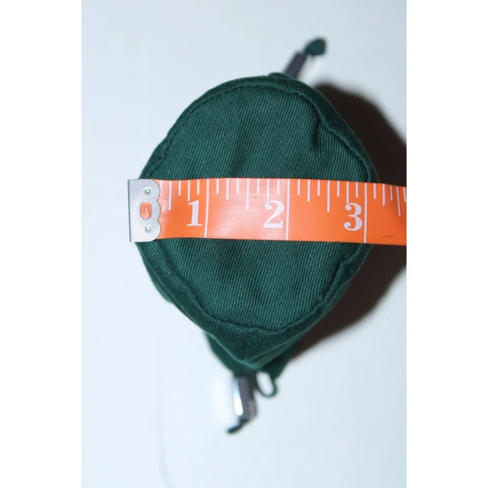Boucheron 5x5x3 Dark Green Round Cotton Jewelry Storage Bag